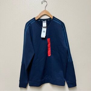 Adidas Sweatshirt - Crewneck - Medium Men’s - Dark Blue - New